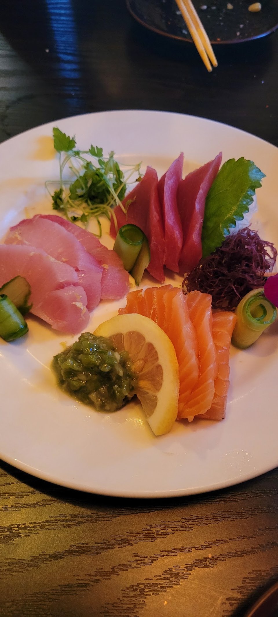 Yellowtail Sashimi Salmon Bowi